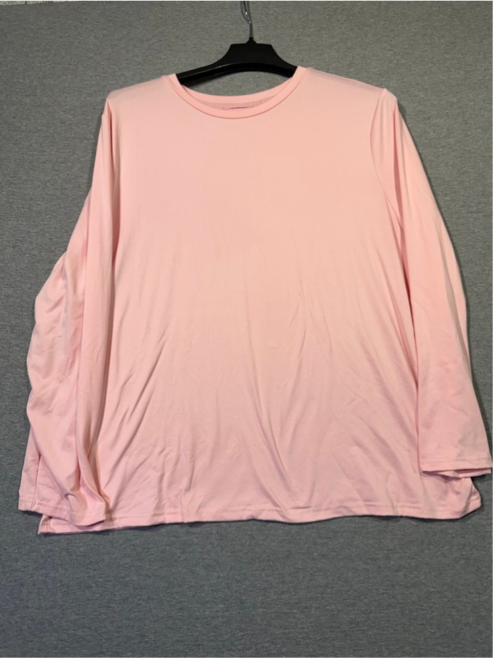 Women's Unbranded Pink Long Sleeve Tee Plus Size 3X super soft